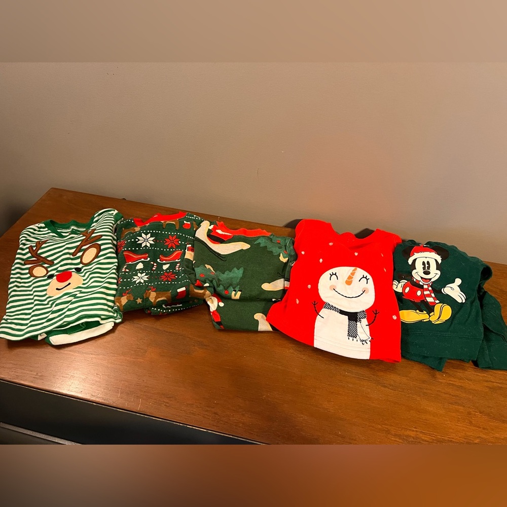 Festive Holiday Kids PJs